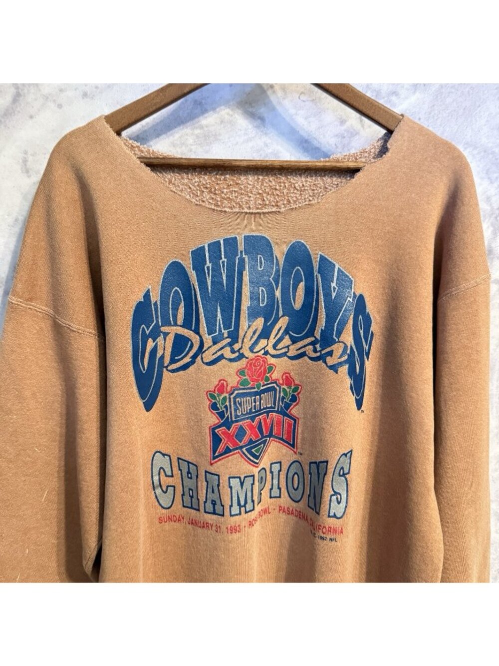 Vintage 90s Dallas Cowboys Super Bowl Champions Sweatshirt Mens Large L